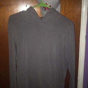 plain grey hoodie